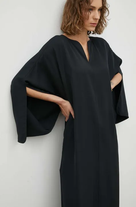 By Malene Birger rochie culoarea negru, maxi, oversize