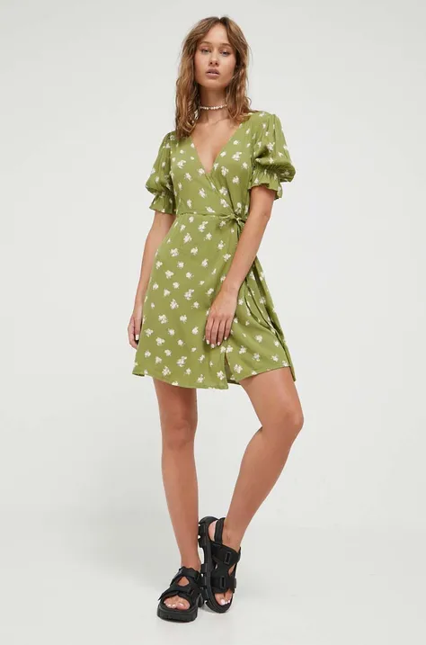 Φόρεμα Billabong χρώμα: πράσινο
