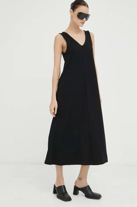 Φόρεμα Drykorn χρώμα: μαύρο