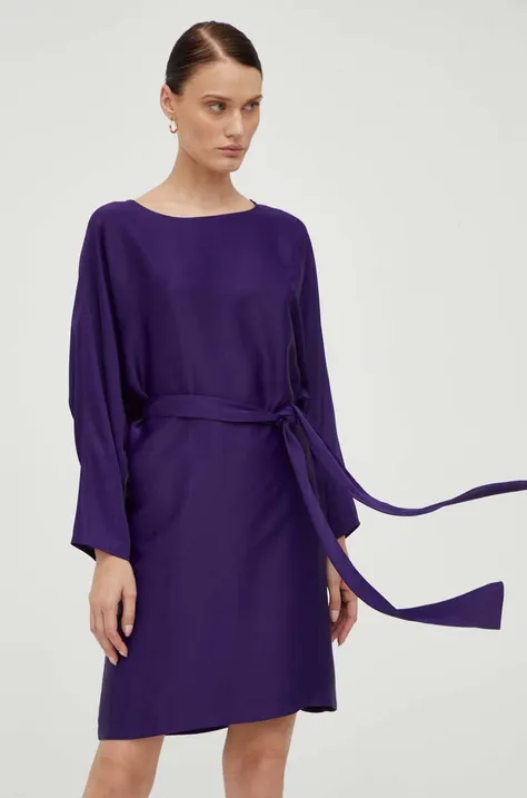 Obleka Drykorn vijolična barva