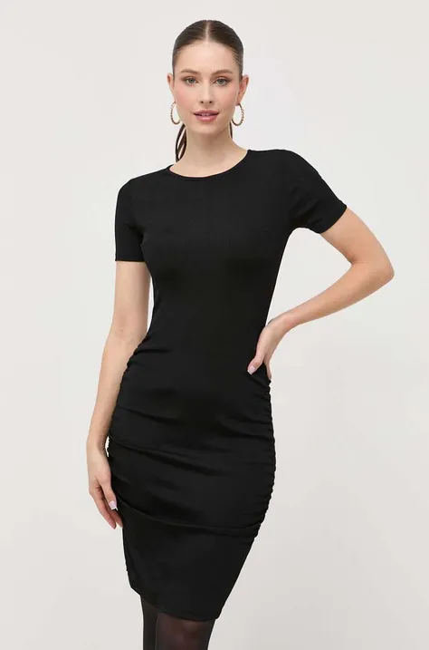 Сукня Armani Exchange колір чорний mini облягаюча