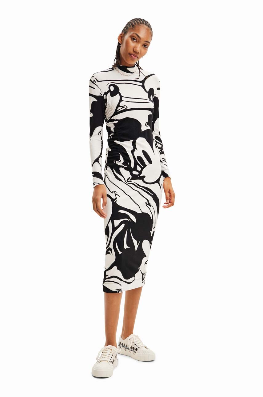 aty Desigual bl barva, midi