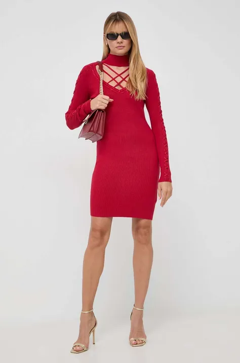 Φόρεμα Guess χρώμα: κόκκινο