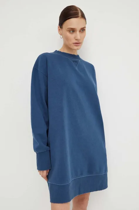 Сукня G-Star Raw колір синій mini oversize