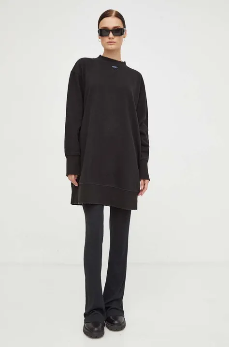 G-Star Raw rochie culoarea negru, mini, oversize