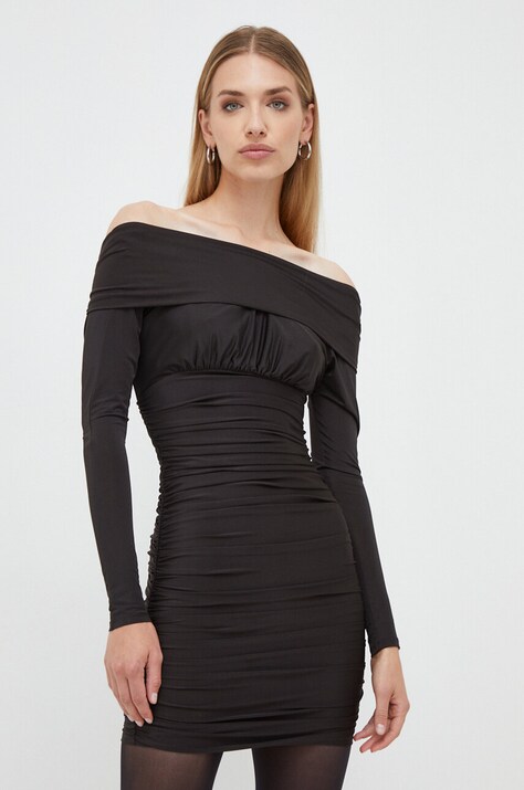 Marciano Guess rochie culoarea negru, mini, mulată