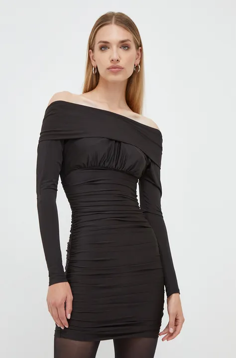 Marciano Guess rochie culoarea negru, mini, mulata