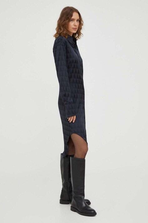 Tiger Of Sweden rochie culoarea bleumarin, mini, dreaptă