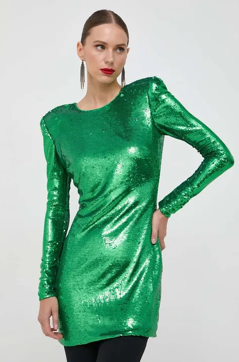 Obleka Bardot zelena barva