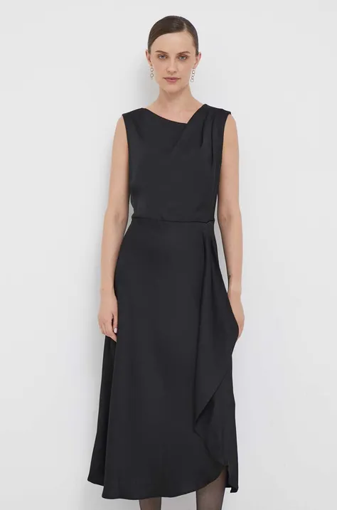 Φόρεμα Dkny χρώμα: μαύρο