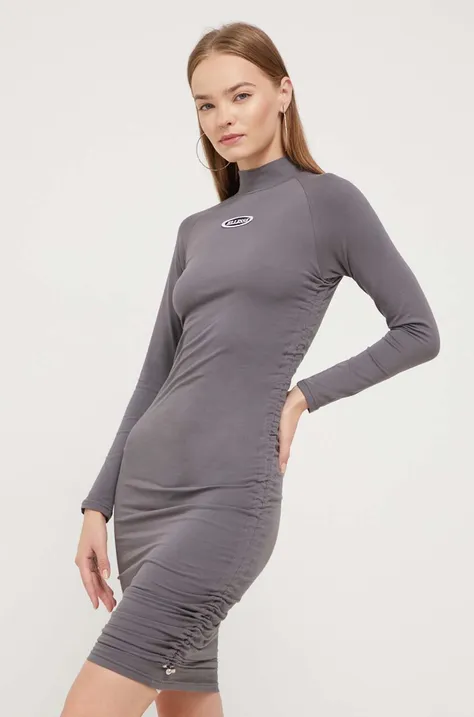 Платье Ellesse цвет серый mini облегающее