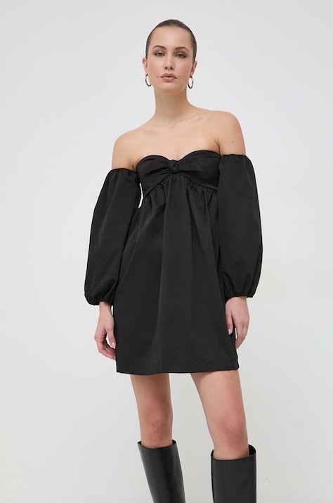 MAX&Co. rochie culoarea negru, mini, evazată