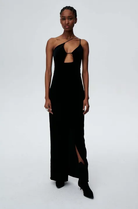 Сукня Undress Code колір чорний maxi облягаюча