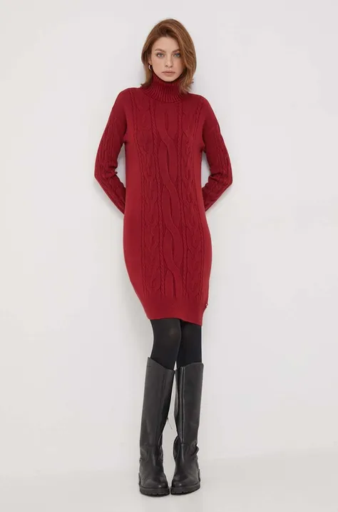 Платье Artigli цвет бордовый mini облегающее
