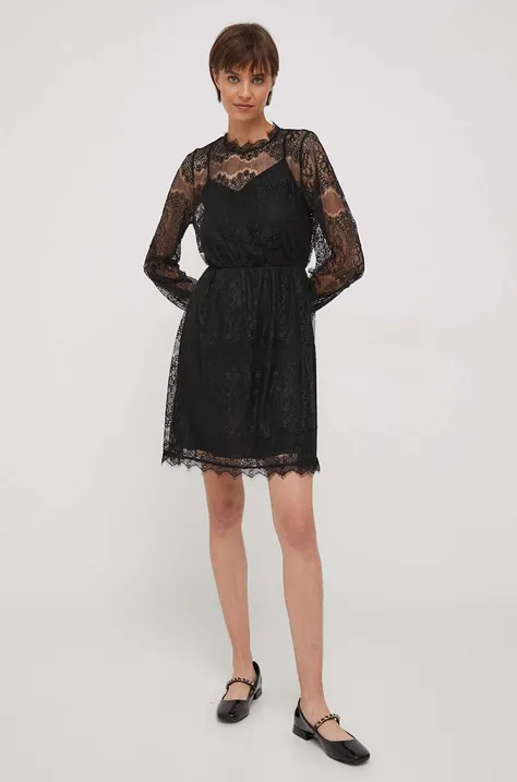 Платье Artigli цвет чёрный mini расклешённое