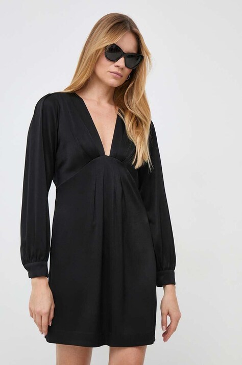 MICHAEL Michael Kors rochie culoarea negru, mini, mulată