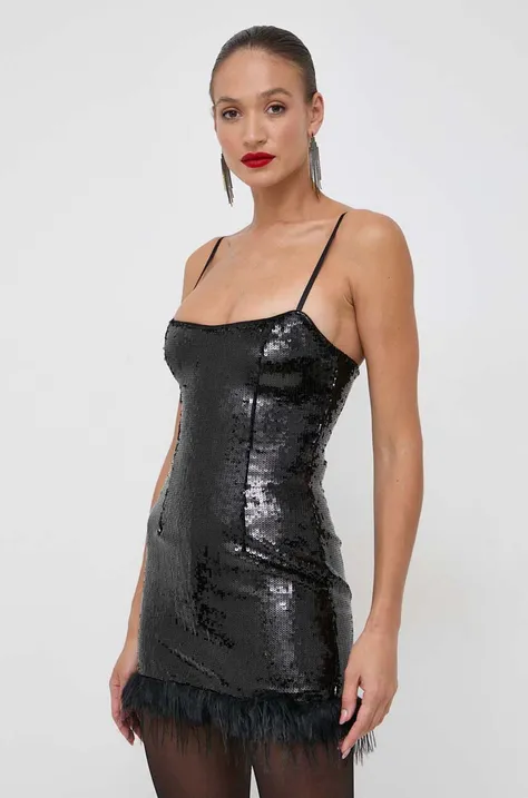 Платье Bardot цвет чёрный mini прямое