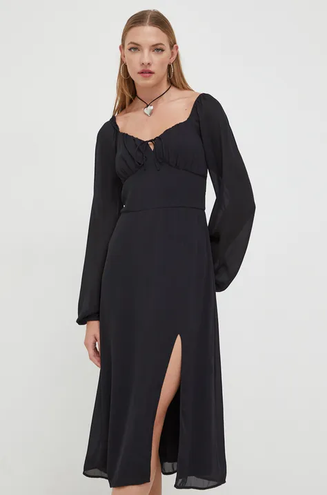 Hollister Co. ruha fekete, midi, harang alakú