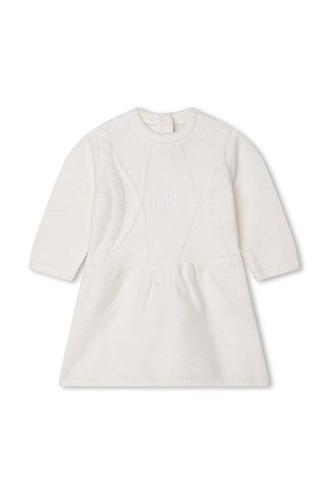 Michael Kors rochie fete culoarea alb, mini, dreaptă