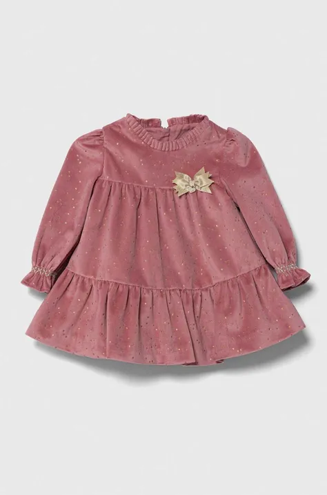 Mayoral baba ruha rózsaszín, mini, harang alakú