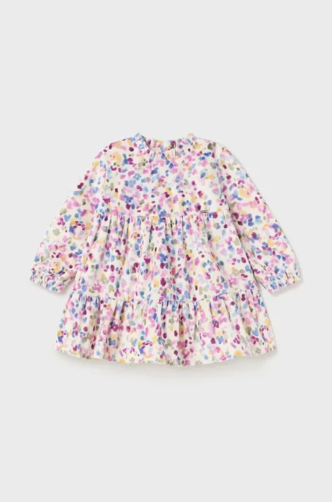 Сукня для немовлят Mayoral колір фіолетовий mini розкльошена