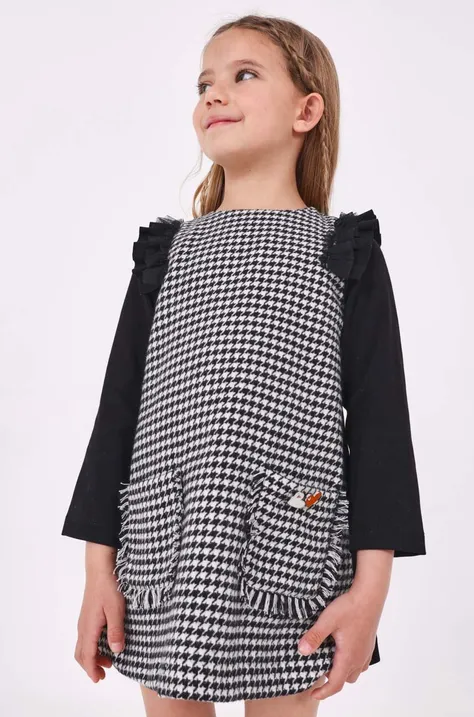 Дитяча сукня Mayoral колір чорний mini розкльошена