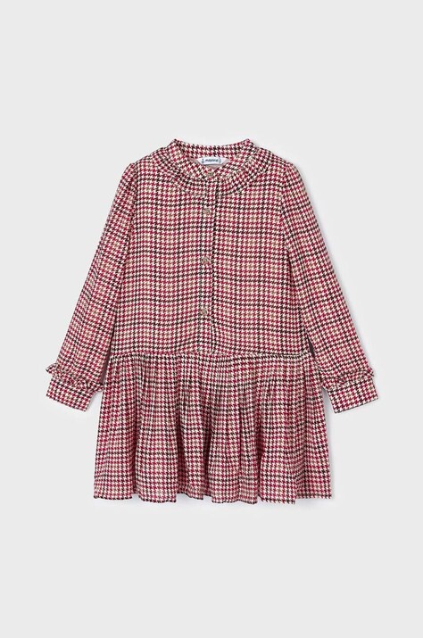 Дитяча сукня Mayoral колір червоний mini oversize