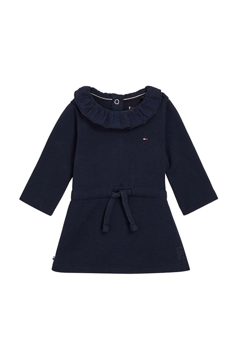 Сукня для немовлят Tommy Hilfiger колір синій mini розкльошена