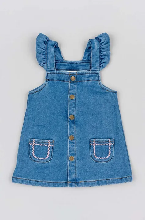 zippy vestito in denim per neonati colore blu