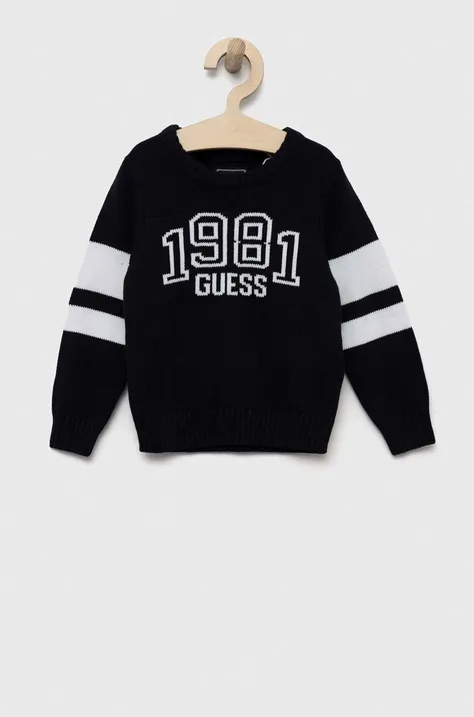 Дитячий бавовняний светр Guess