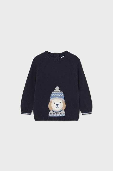 Светр для немовлят Mayoral колір синій легкий