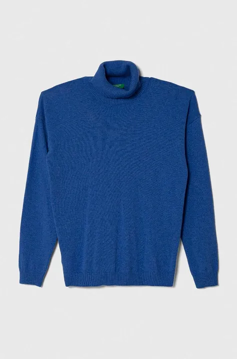 Otroški pulover s primesjo volne United Colors of Benetton