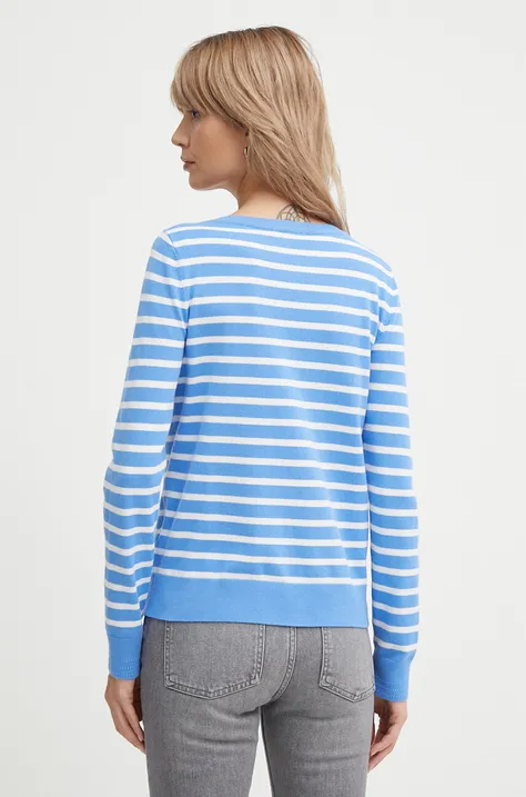 Tommy Hilfiger sweter damski kolor niebieski lekki