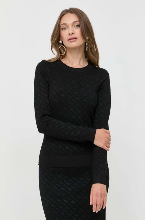 BOSS pulover femei, culoarea negru