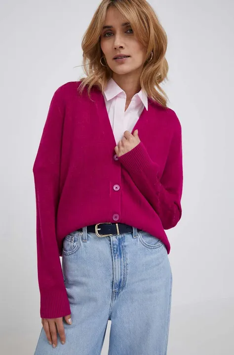 Lauren Ralph Lauren kardigan damski kolor różowy