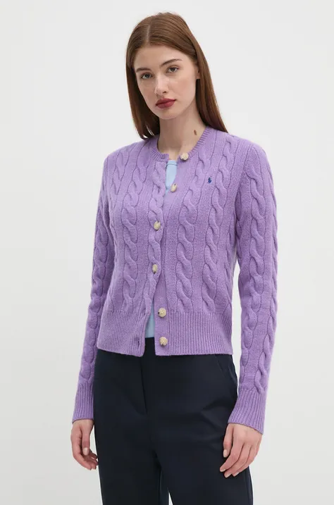 Polo Ralph Lauren cardigan din lana culoarea bej, 211910443