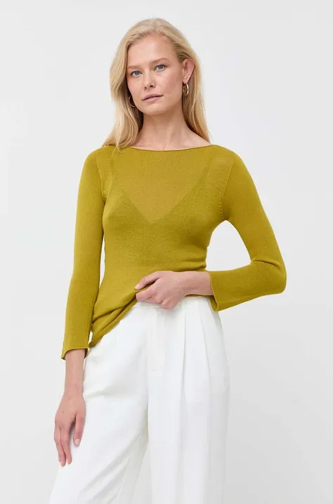 MAX&Co. sweter damski kolor zielony lekki