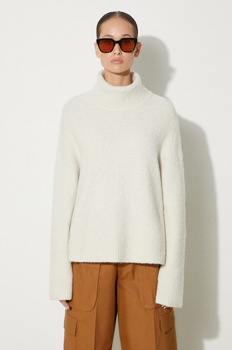 Samsoe Samsoe wool jumper women’s beige color