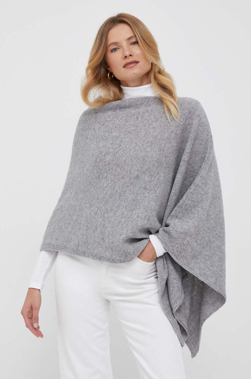 Poncho Maglione United Colors Of Benetton Donna - Collezione Autunno/Inverno 2025, Lana E Viscosa