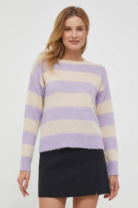 United Colors of Benetton sweter z domieszką wełny damski lekki