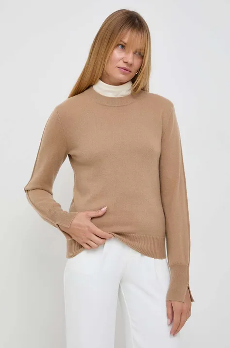 Кашемировый свитер BOSS x FTC цвет бежевый лёгкий