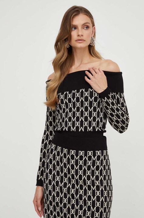 Marciano Guess pulover femei, culoarea negru
