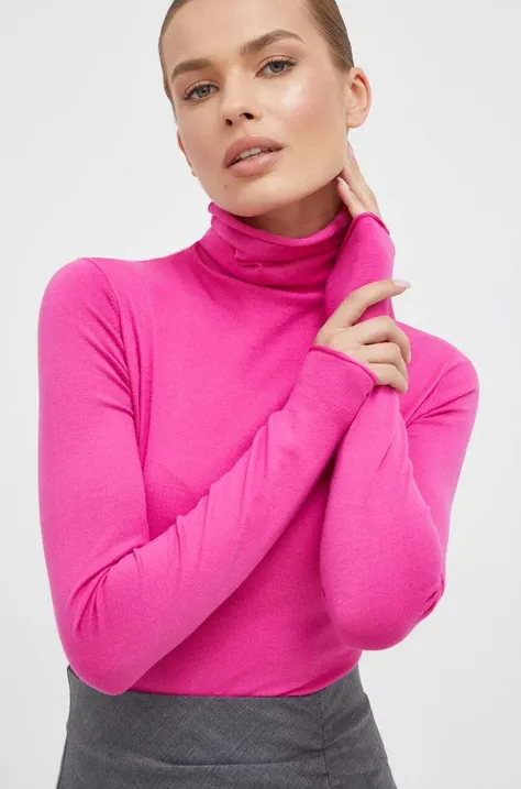 Πουλόβερ MAX&Co. χρώμα: ροζ