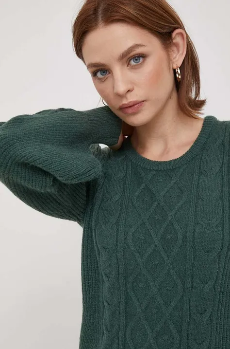 Artigli sweter damski kolor zielony