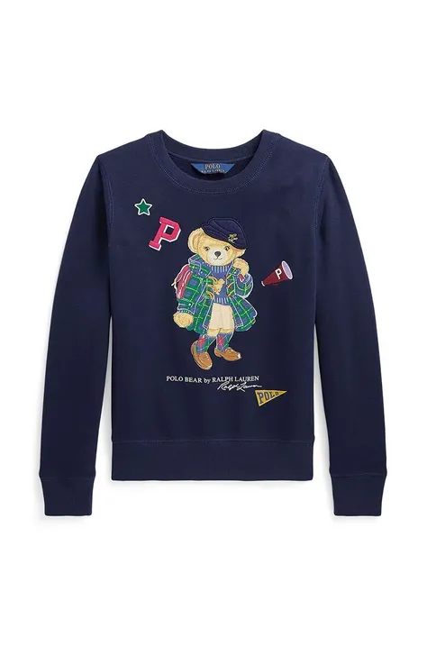 Dječji džemper Polo Ralph Lauren boja: tamno plava, lagani