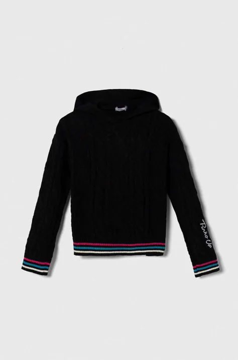 Дитячий светр Pinko Up колір чорний