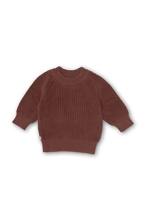 Pulover za bebe That's mine Flo Sweater 27995 boja: smeđa, topli, FLO