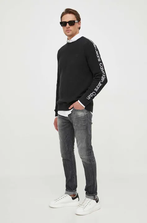 Памучен пуловер Calvin Klein Jeans