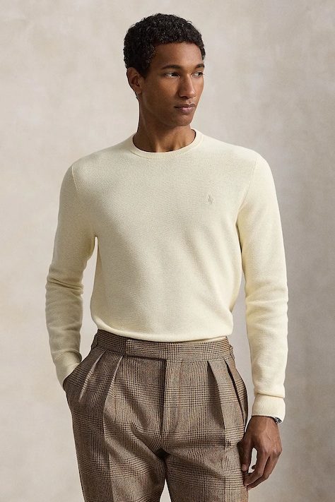 Polo Ralph Lauren Svetr bavlněný dámský béžový 710918163
