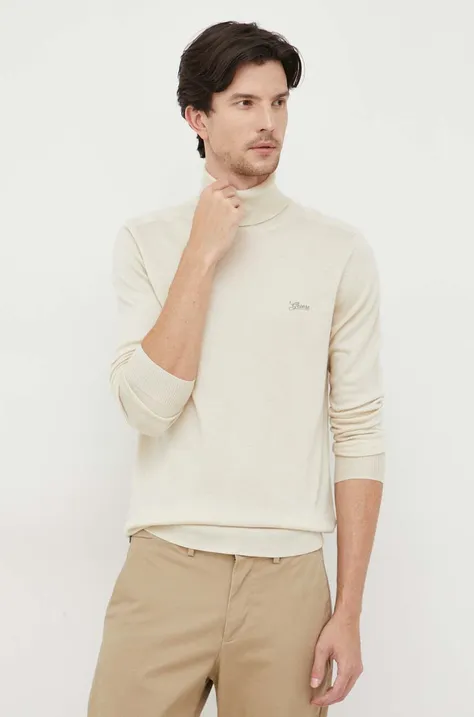 Ένα πουλόβερ σε μείγμα μεταξιού Guess χρώμα: μπεζ